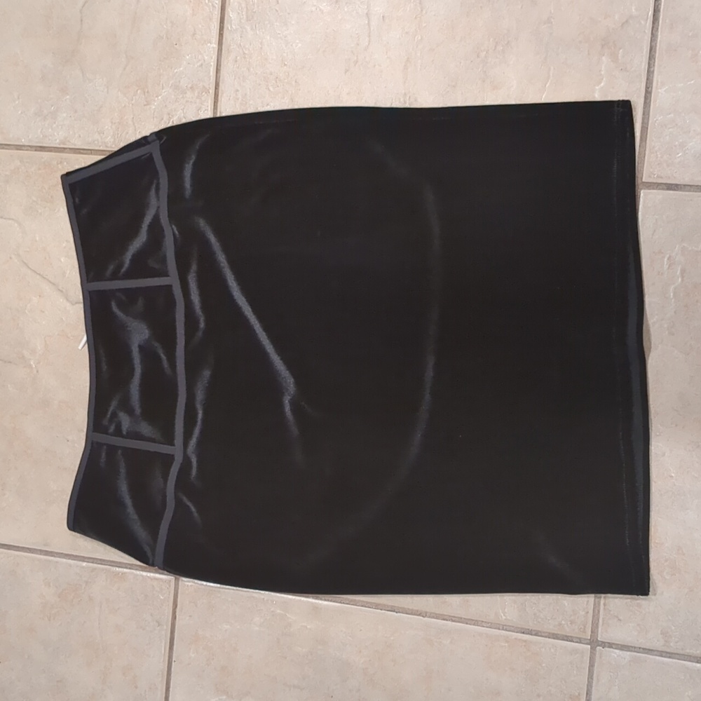 Max Studio Black Velvet Pencil Skirt Size XS